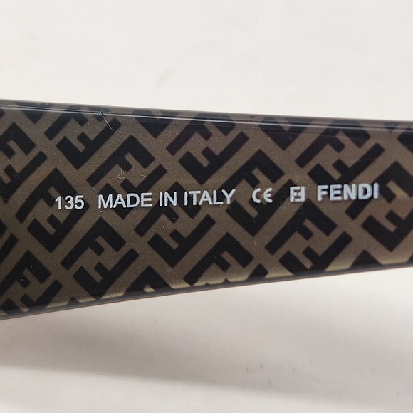 Fendi sunglasses women\'s brown logo full rim FS347AF square luxury Made Italy main image 8